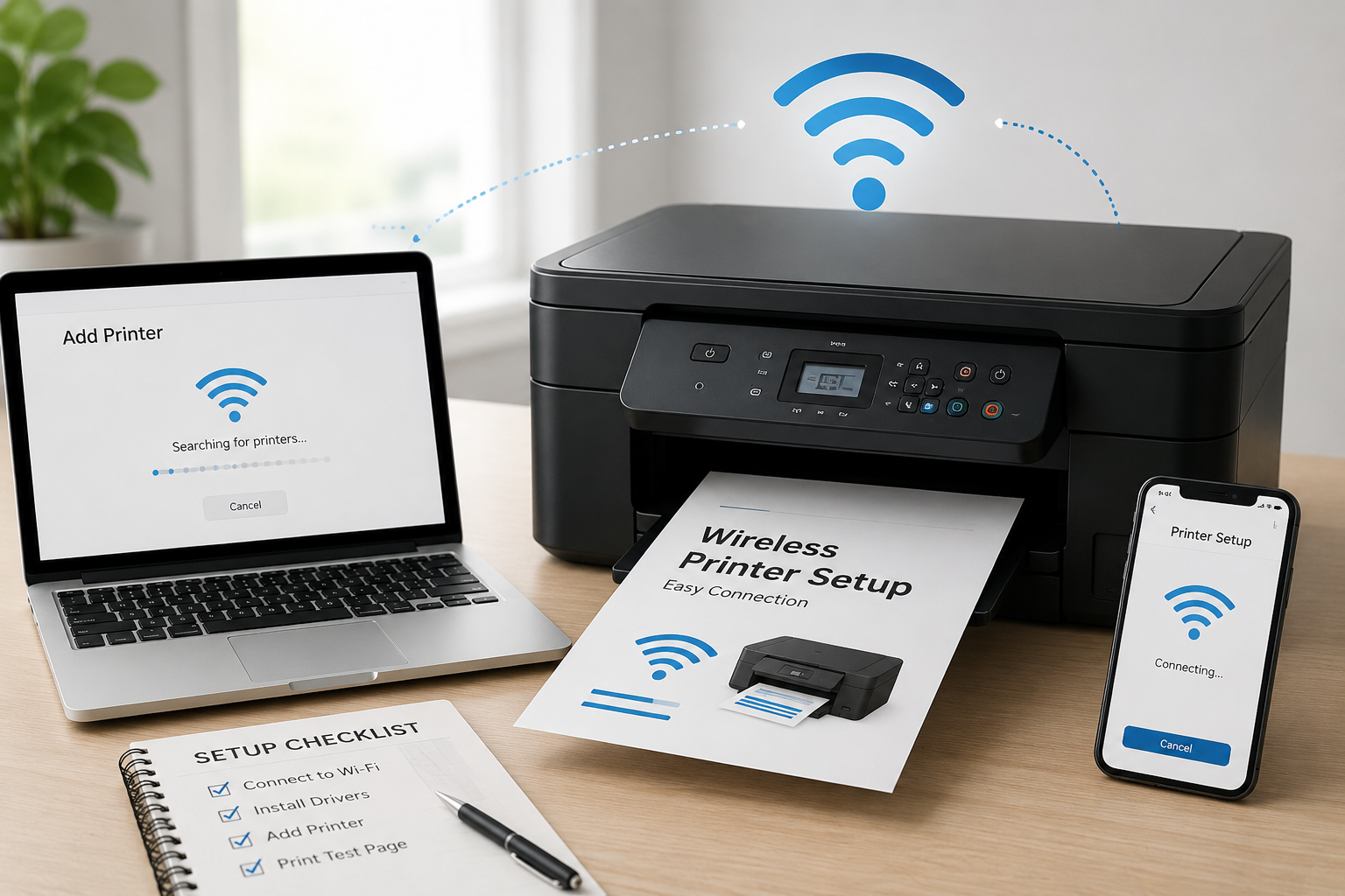 Wireless Printer Setup Assistance